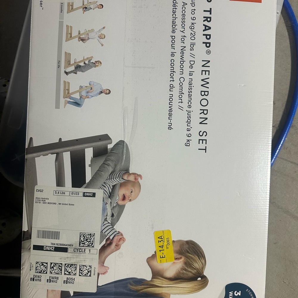 Stokkee Tripp Trapp High Chair Newborn Set - Gray